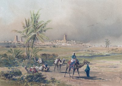 Ansicht von Timbuktu im modernen Mali, ca. 1850 von Unknown artist