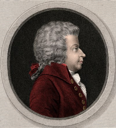 Wolfgang Amadeus Mozart 1756-1791 von Unknown artist