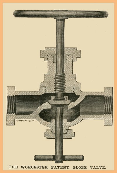 Worcestor Patent-Kugelventil von Unknown Artist