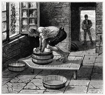 Arbeit des Tomme von einem Käsemacher aus der Auvergne - in „Les merveilles de l