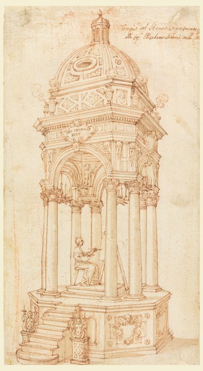 Catafalque des Bologneser Künstlers Elisabetta Sirani (1638-1665), 1665 von Unknown artistUnknown artist