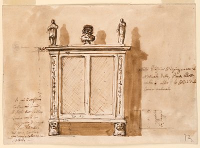 Schrank, 1790–1810 von Unknown artistUnknown artist