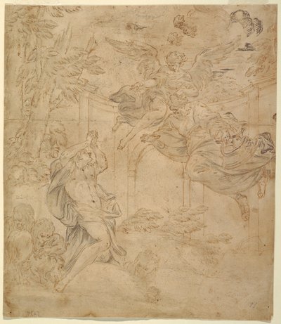 Daniel in der Löwengrube, ca. 1630–40 von Unknown artistUnknown artist