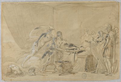 Zeichnung, Tod des Meleager oder eines Helden, 16.–19. Jahrhundert von Unknown artistUnknown artist