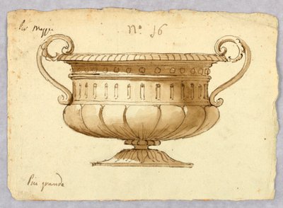 Zeichnung, Entwurf für eine Schale, 1780–1820 von Unknown artistUnknown artist