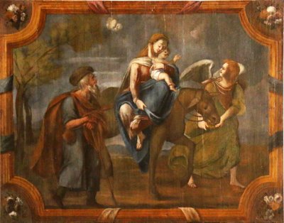 Die Flucht nach Ägypten von Unknown artistUnknown artist