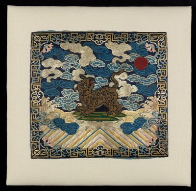 Militärischer Rangabzeichen mit Leopard (CBL C 3315) von Unknown artistUnknown artist