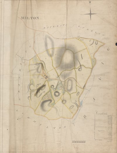 Eine Sammlung von Vermessungen schottischer Güter des Earl of Selkirk: Milton von Unknown artist