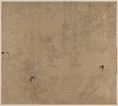 Album mit daoistischen und buddhistischen Themen: Könige der Hölle: Blatt 32 von Unknown artist