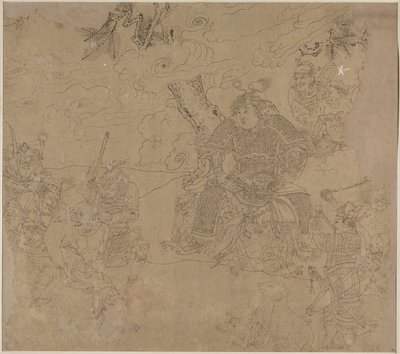 Album der daoistischen und buddhistischen Themen: Suche den Berg: Blatt 41 von Unknown artist