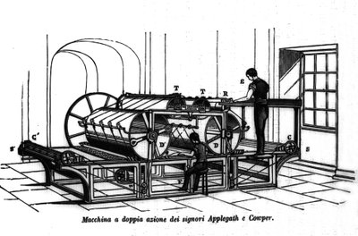 Appelgate und Cowper Doppelaktionsdruck. 1896 von Unknown artist