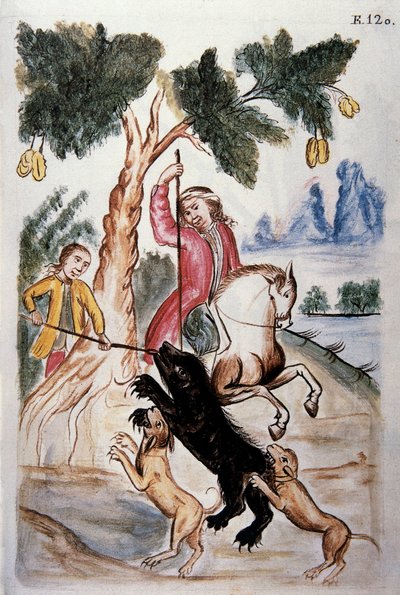 Bärenjagd, aus dem Buch 