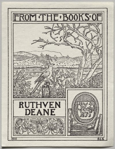 Exlibris: Ruthven Deane von Unknown artist