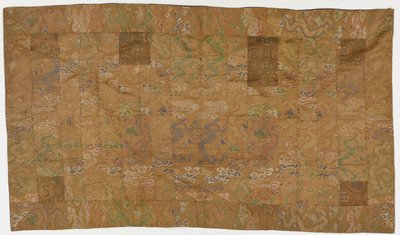Brokade, Seide. Ein buddhistisches Mönchsgewand, geflickt; kesa von Unknown artist