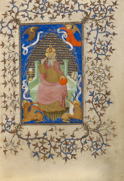 Christus in Majestät umgeben von den Symbolen der vier Evangelisten von Unknown artist