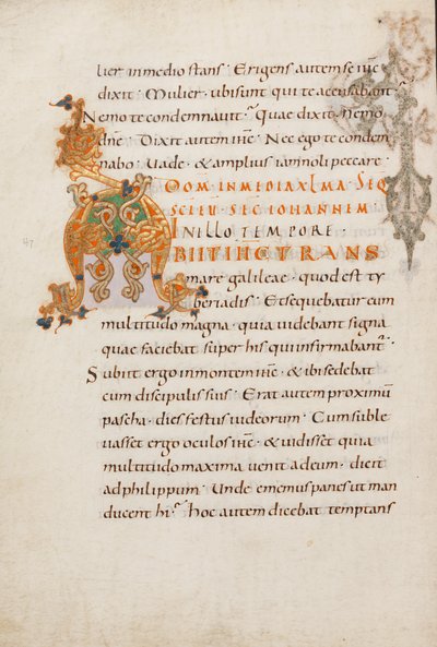 Geschmückter Initialbuchstabe A von Unknown artist