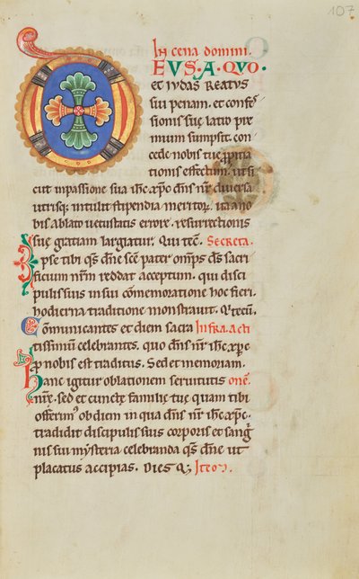 Geschmückte Initiale D von Unknown artist