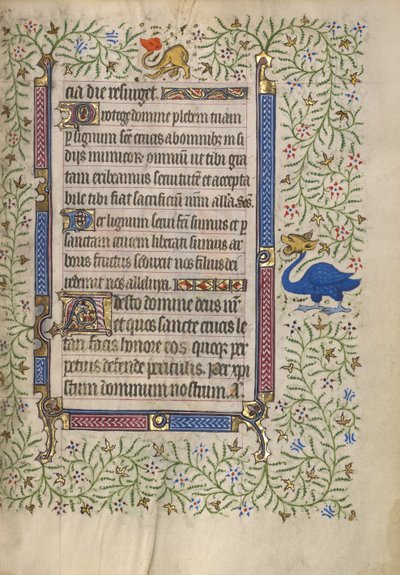 Geschmückte Textseite von Unknown artist