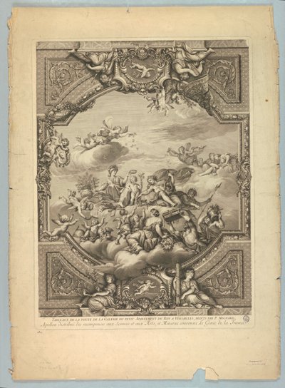 Dekorationen von Lebrun und Mignard im Schloss Versailles von Unknown artist