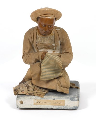 Dirzee oder Schneider, Terrakottafigur, Indien, ca. 1880 von Unknown artist