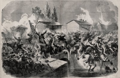 Episode in der Schlacht von Palestro, 31. Mai von Unknown artist