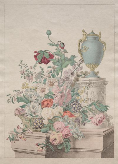Flore Pittoresque ou Recueil de Fruits et de Fleurs von Unknown artist
