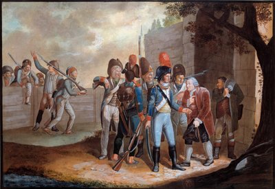 Französische Revolution: „Kriegsbeitrag der Franzosen in der Schweiz“ von Unknown artist