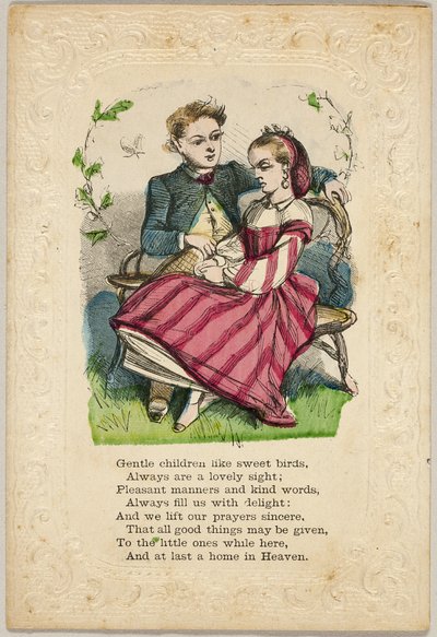 Sanfte Kinder wie süße Vögel (Valentine) von Unknown artist