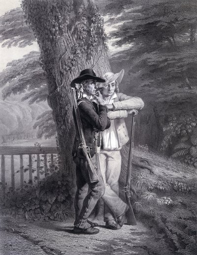 Gott und der König: zwei vendée Soldaten im Einsatz von Unknown artist