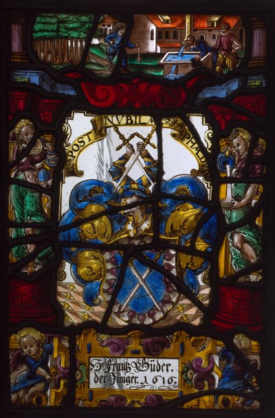 Heraldik-Panel von Franz Buder von Unknown artist