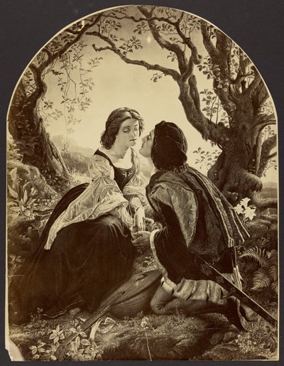 Hesperus, der Abendstern, heilig für Liebende, 1855 von Sir Joseph Noel Paton von Unknown artist