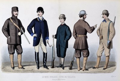 Jagdanzüge, „Le Journal des tailors“ von Unknown artist
