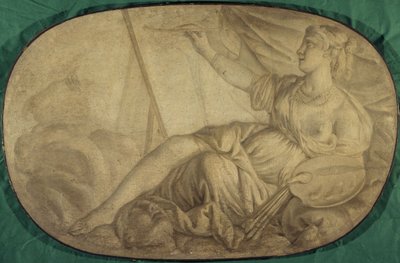Die Malerei (Allegorie, dekorative Malerei für das Hôtel La Rivière dann Canillac) von Unknown artist
