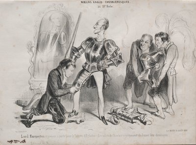 Moeurs Anglo-chevaleresques von Unknown artist
