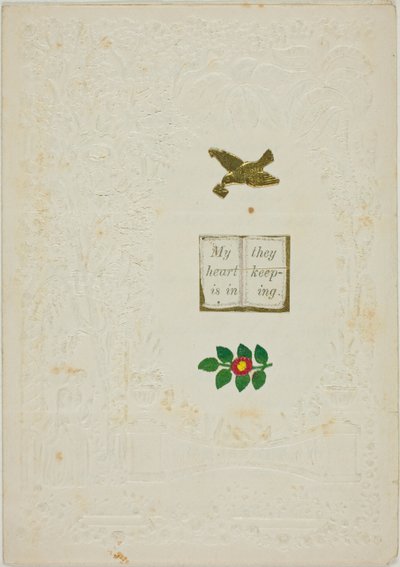 Mein Herz ist in deiner Obhut (Valentinstag) von Unknown artist