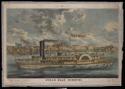 New Orleans. Dampfschiff Missouri von Unknown artist
