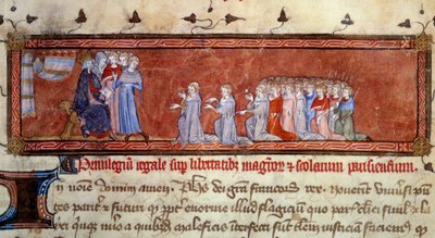Philipp August (1165-1223) übergibt das erste Privileg von Unknown artist