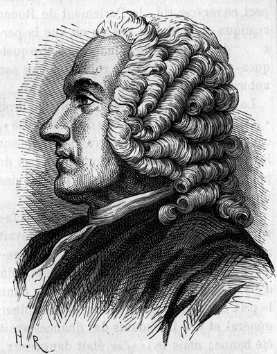 Porträt von Abbe Terray (Terray), französischer Staatsmann, Generaldirektor der Finanzen (1715-1778). von Unknown artist
