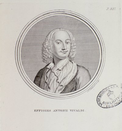 Porträt von Antonio Vivaldi von Unknown artist