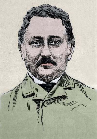 Porträt von Cecil John Rhodes (1853-1902) britischer Geschäftsmann und Kolonialverwalter von Unknown artist