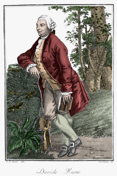 Porträt von David Hume, schottischer Philosoph (1711-1776) von Unknown artist