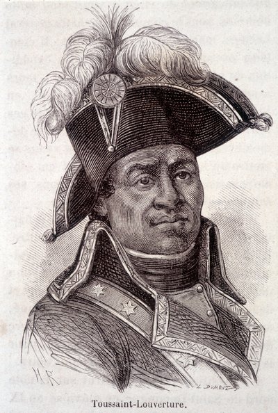 Porträt von Francois Dominique Toussaint genannt „Toussaint-Louverture“ von Unknown artist