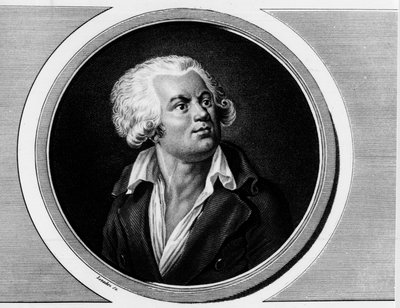 Porträt von Georges Jacques Danton, Anwalt (1759-1794). Gravur in „Komplette Sammlung historischer Gemälde der Französischen Revolution, in drei Bänden“, 1804 von Unknown artist