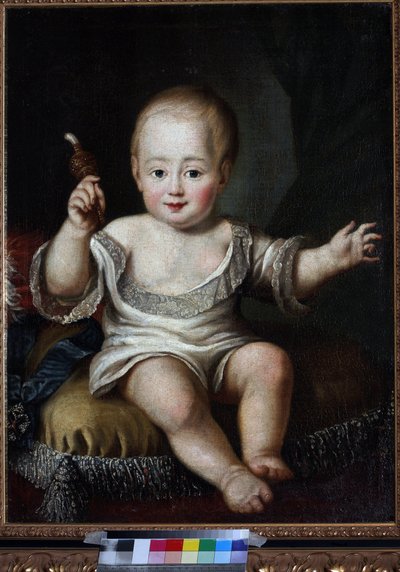 Porträt des Großfürsten Alexander Pawlowitsch von Russland als Baby von Unknown artist