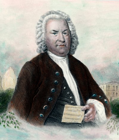 Porträt von Johann Sebastian Bach von Unknown artist