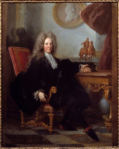Porträt von Jules Hardouin Mansart, Architekt und Superintendent der Gebäude von König Ludwig XIV von Unknown artist