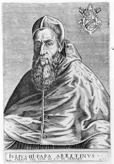 Porträt von Julius III. (1487 - 1555) von Unknown artist