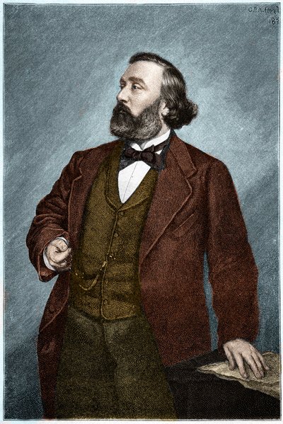 Porträt von Leon Gambetta (1838-1882), französischer Politiker von Unknown artist