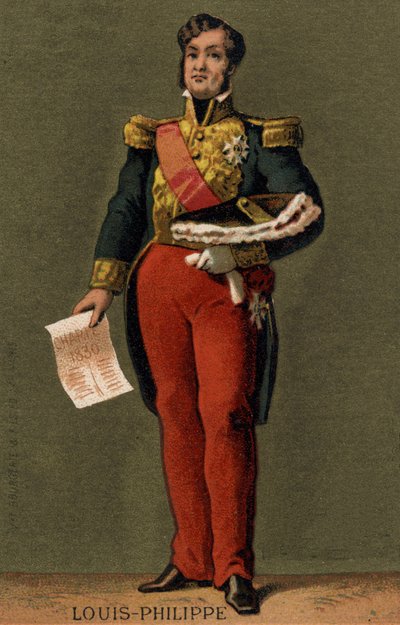 Porträt von Louis Philippe I. (1773 - 1850) von Unknown artist