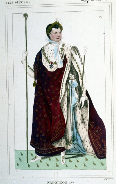 Porträt von Napoleon I. (1769-1821) im Kaisergewand von Unknown artist